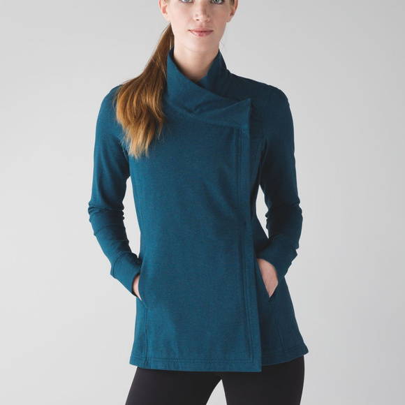 lululemon athletica Jackets & Blazers - LULULEMON Coast Wrap Jacket II Alberta Lake teal